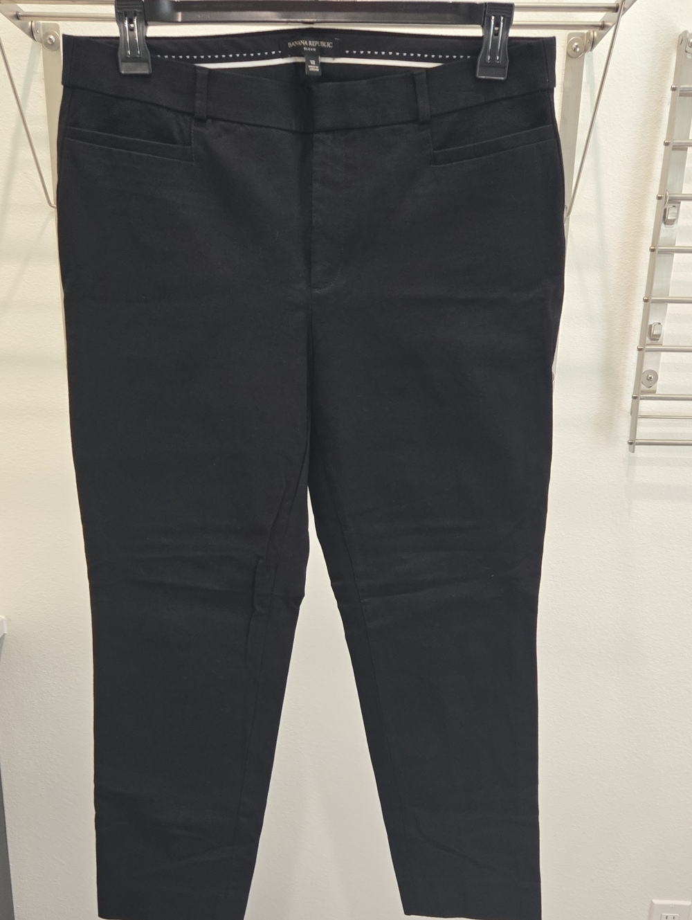 Banana Republic Black Cropped Slim Ankle Jeans